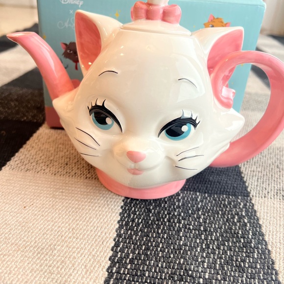Disney Marie Aristocats Teapot with Cat Artist NIB NWT - Picture 3 of 10